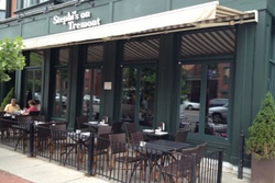 Stephi's on Tremont, pet friendly restaurant in Boston Massachusetts, dogs allowed Boston restaurant